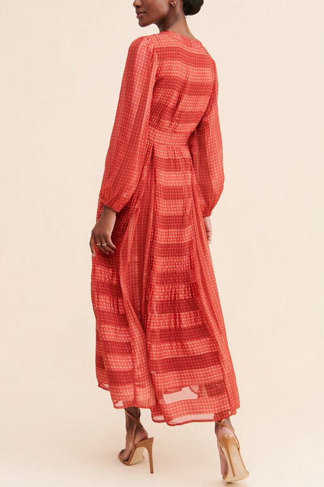 Let Me Be Pleated Maxi Dress #1