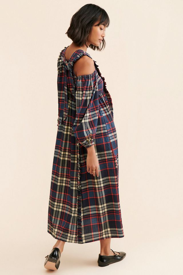 Damson Madder Wren Cold Shoulder Dress #1
