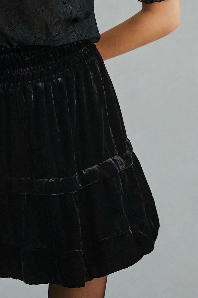 Somerset Velvet Mini Skirt #3