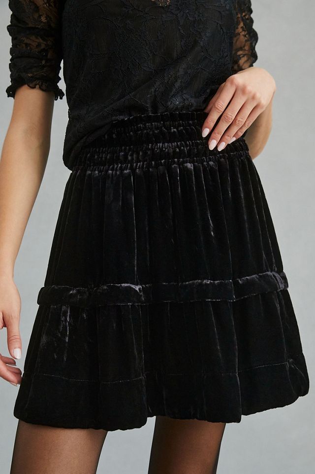 Somerset Velvet Mini Skirt #2