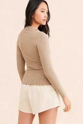 ASTR the Label Twist Front Sweater