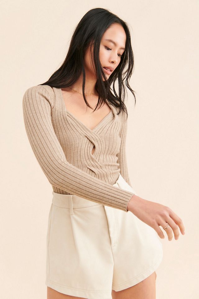 ASTR the Label Twist Front Sweater #4