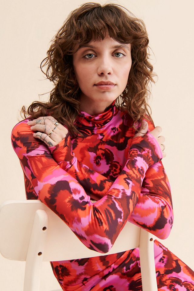 Essentiel Antwerp Calahorra Printed Jersey Dress #4