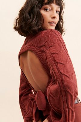 Sage The Label Remind You Not Backless Sweater