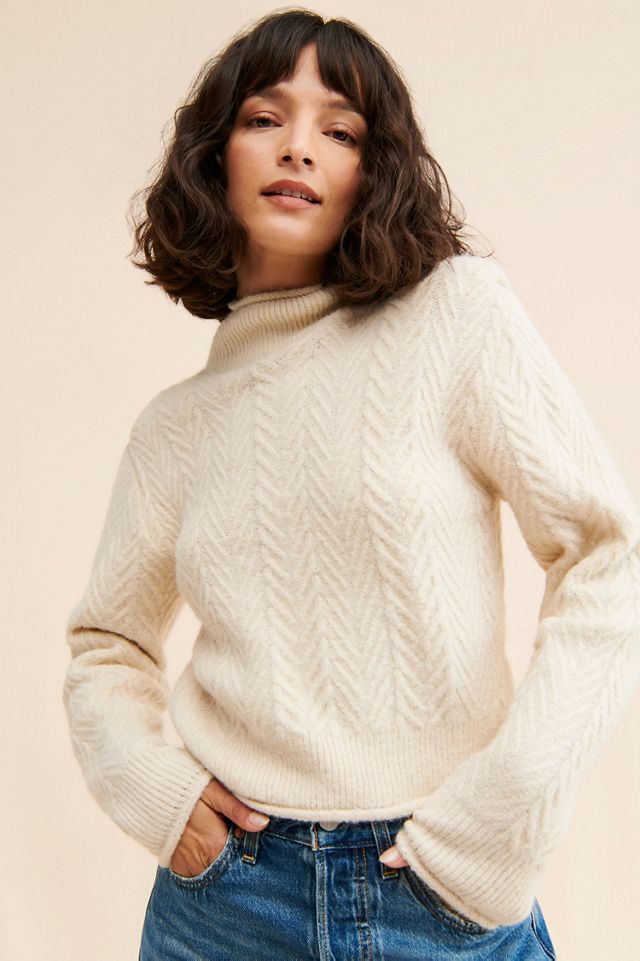 ASTR the Label Carlota Mock Neck Sweater #3