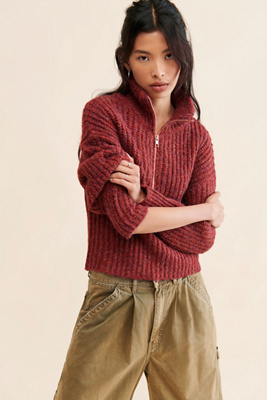 525 Jackie Half Zip Sweater | Anthropologie