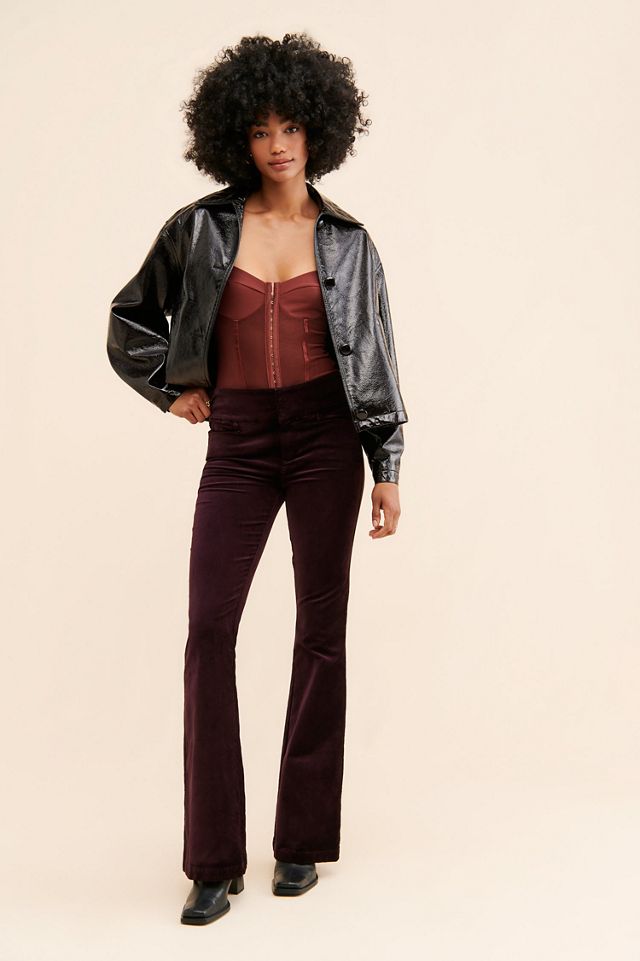PAIGE Lou Lou Velvet Pants #3