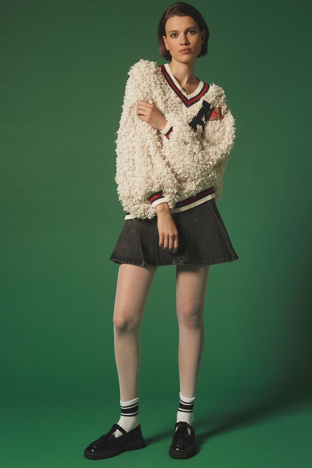 Eva Franco Varsity Pullover Sweatshirt #1