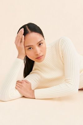 Sage The Label Bakery Ribbed Knit Sweater