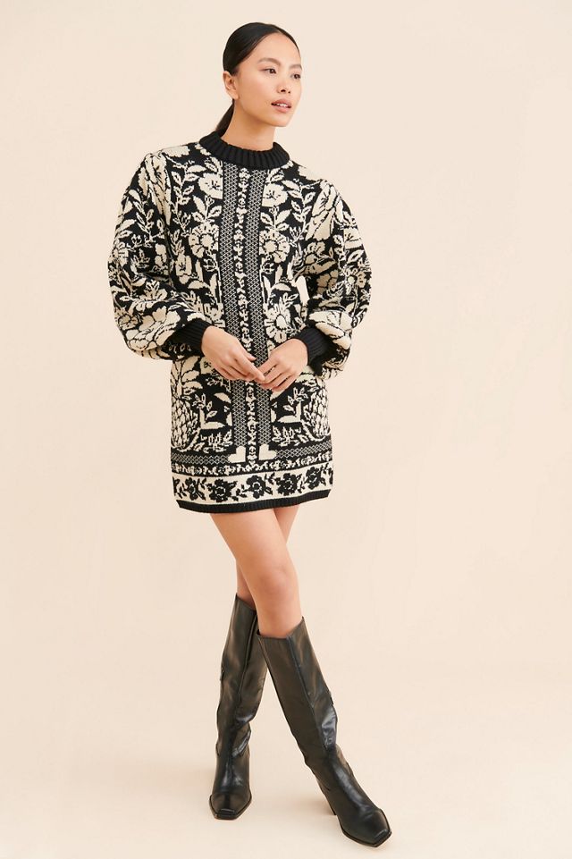 FARM Rio Pineapple Garden Mini Knit Dress #2
