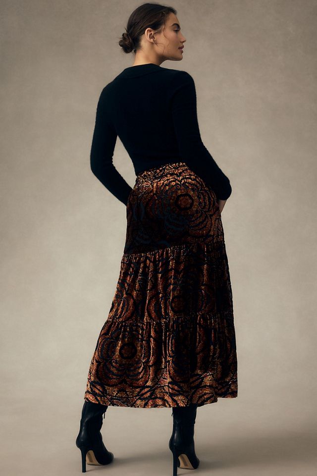 The Somerset Maxi Skirt: Nina Pace Velvet Edition #4