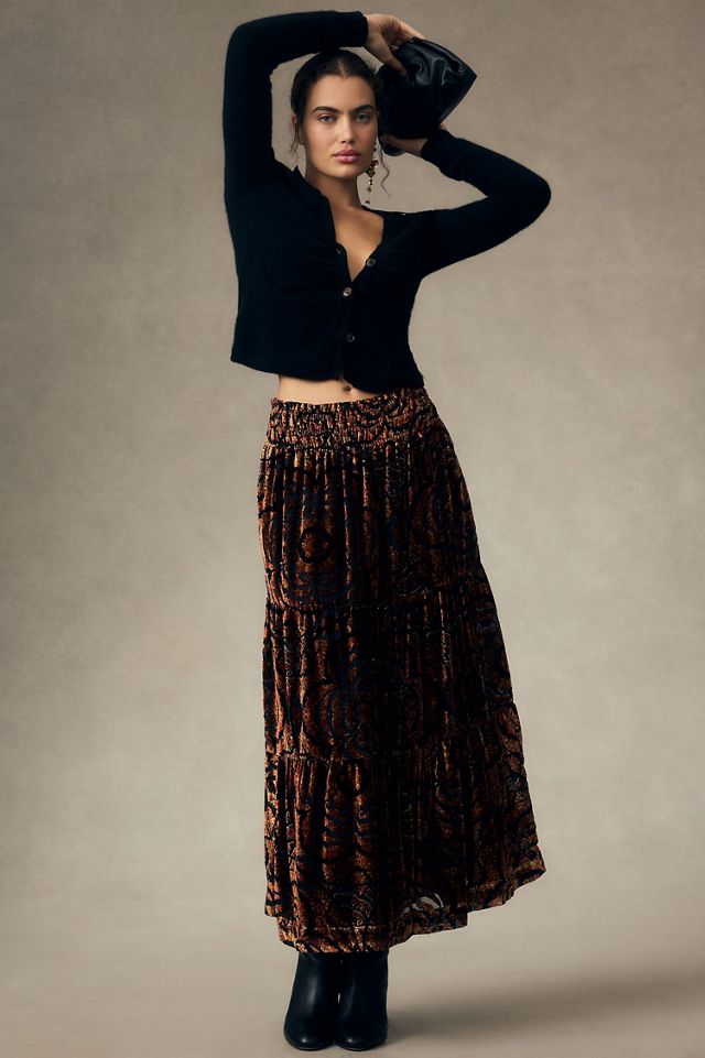 The Somerset Maxi Skirt: Nina Pace Velvet Edition #2