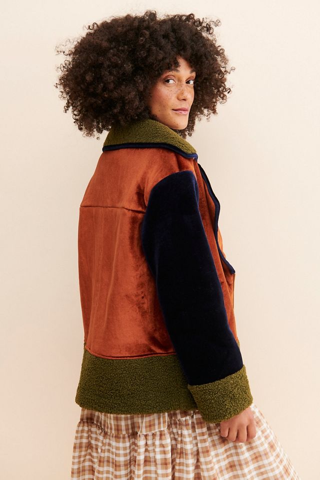 Hutch Eve Velvet Moto Jacket #4