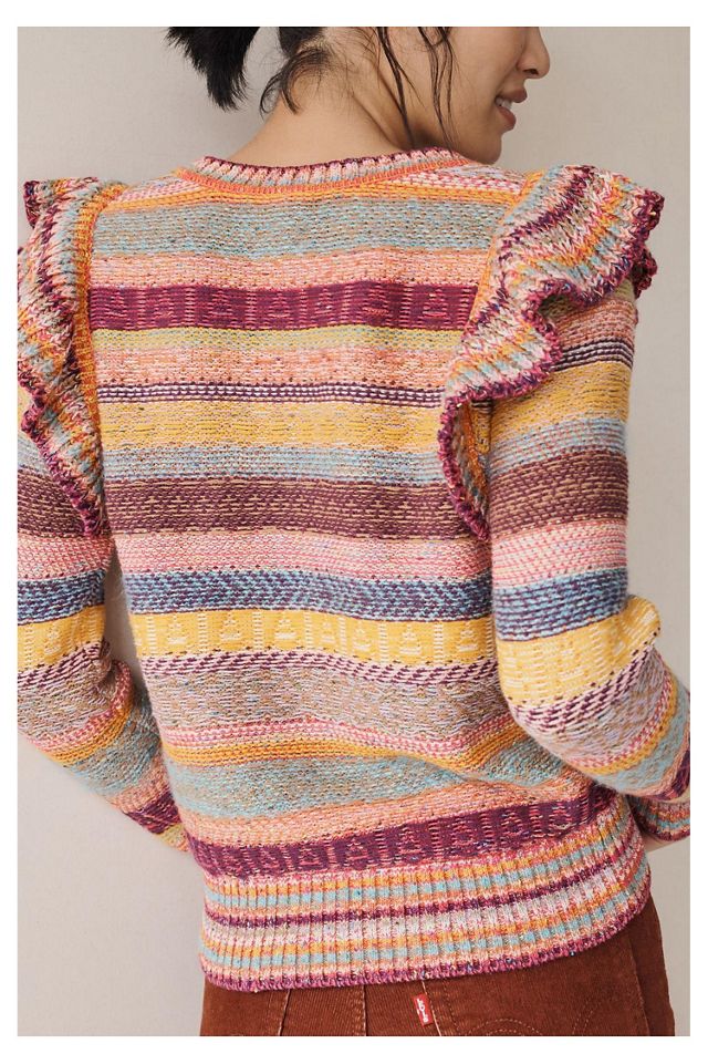 Pilcro Ruffled Sweater #3