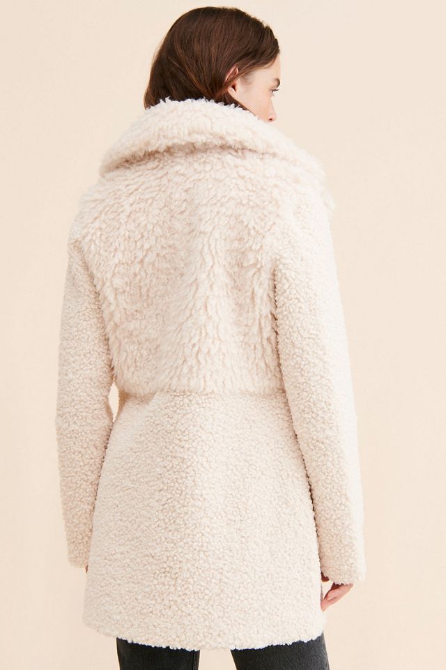 Noize Glenn Faux Fur Mix Coat #4