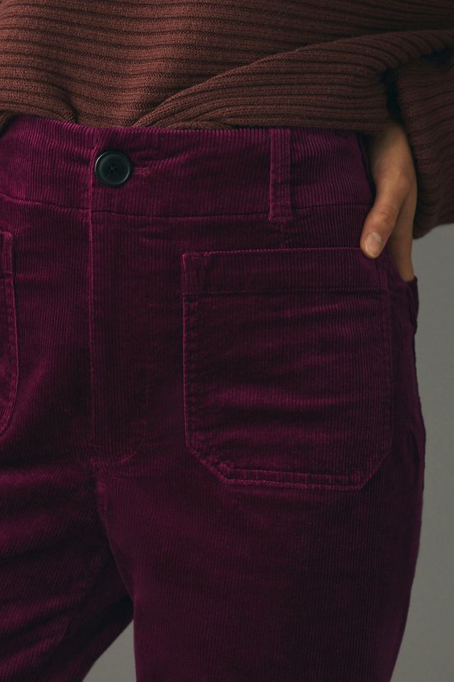 Maeve The Colette Cropped Wide-Leg Corduroy Pants #3