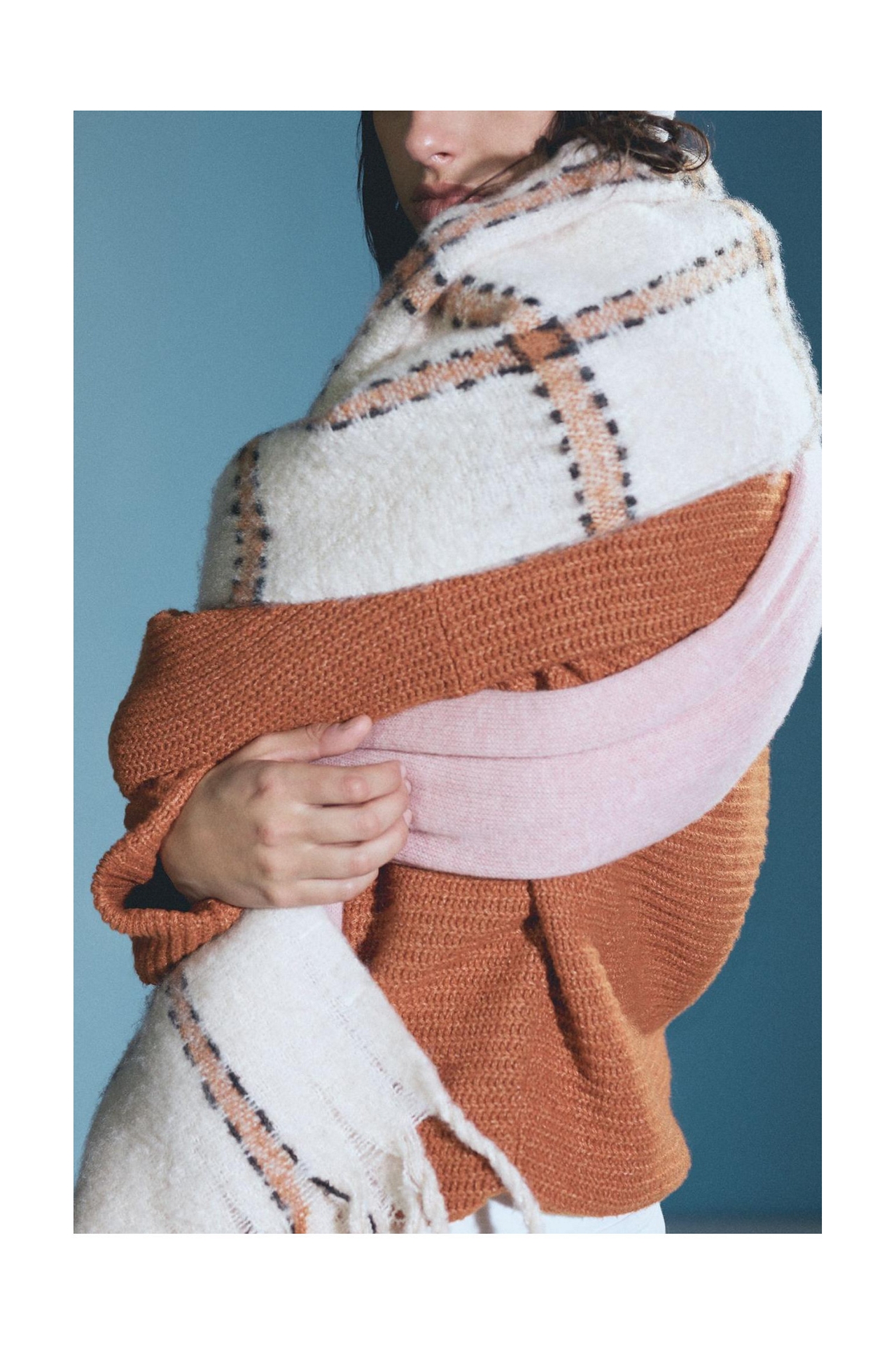 Pilcro Cowl Neck Sweater