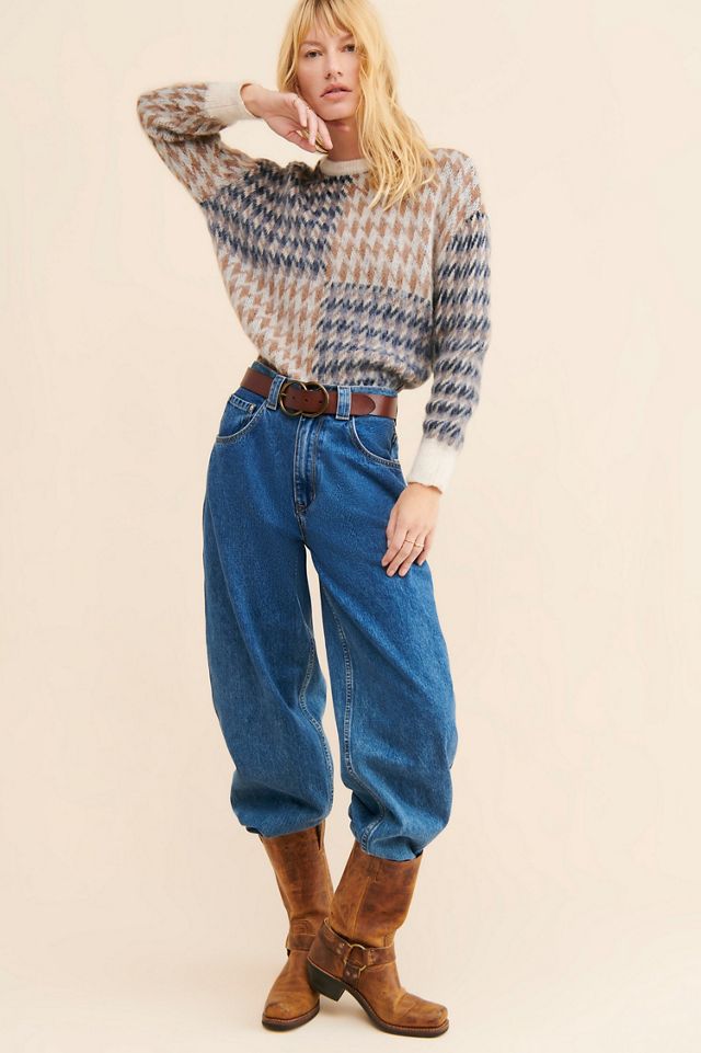 RD Style Margot Houndstooth Crewneck #3