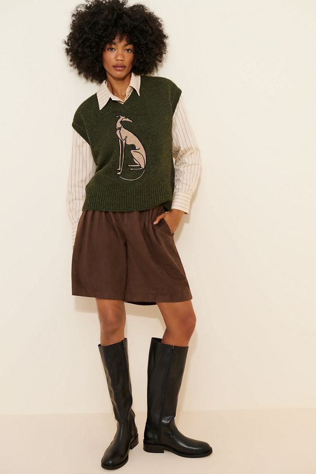 Another Girl Skinny Dog Sweater Vest #4