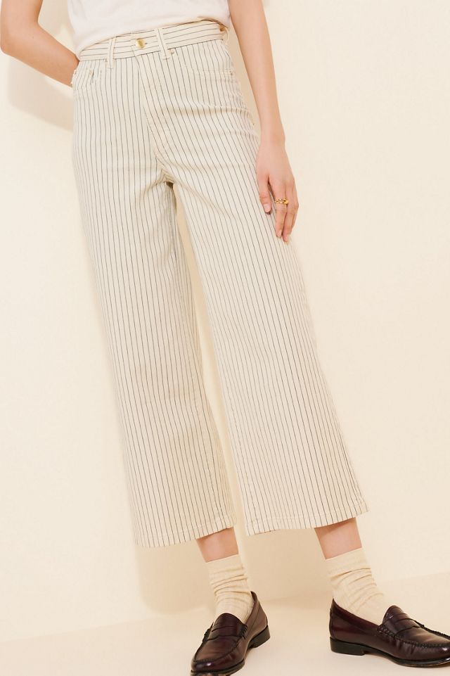 DL1961 Hepburn Stripe Wide Leg Jeans #3