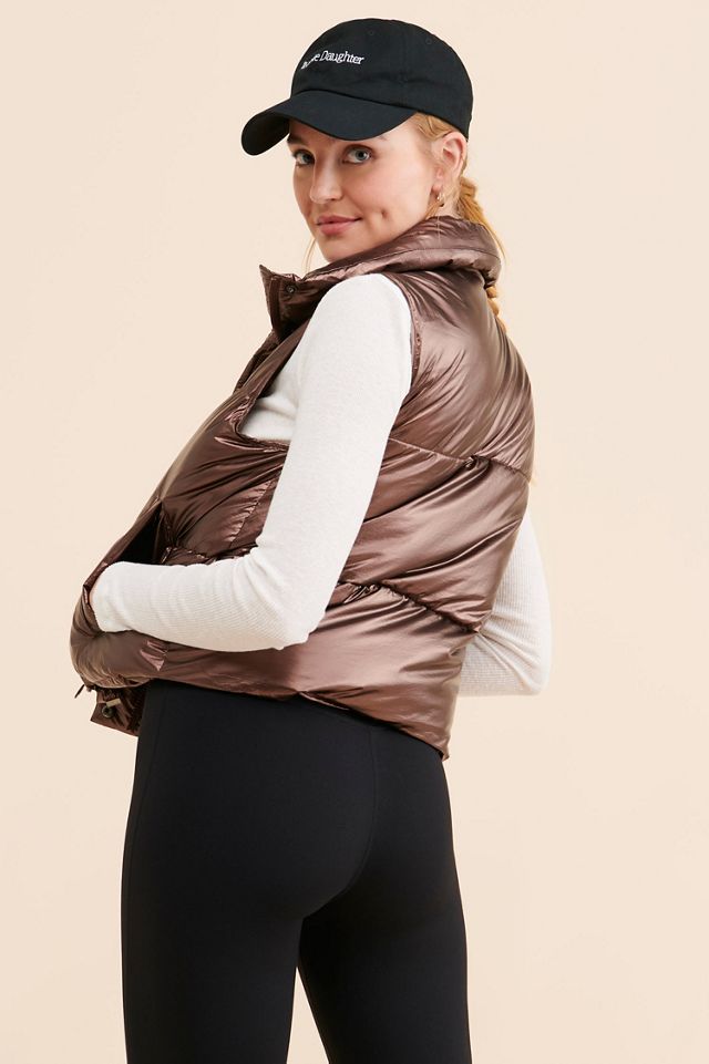 Noize Aurora Metallic Puffer Vest #1