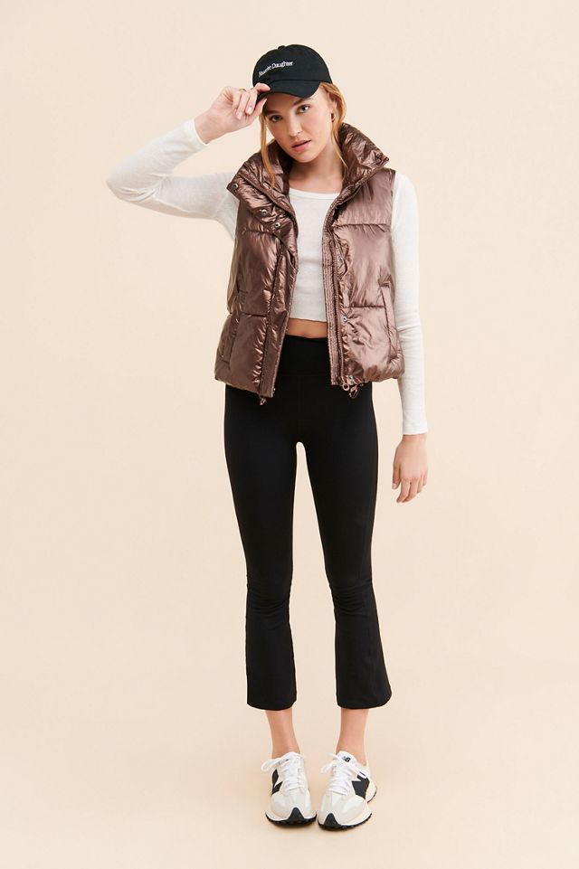 Noize Aurora Metallic Puffer Vest #2