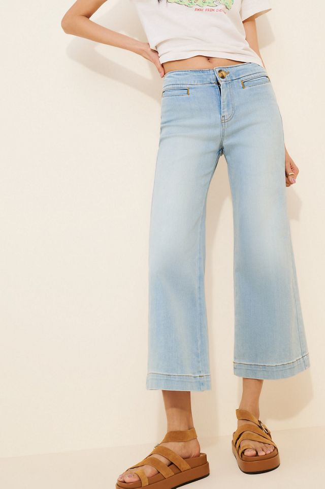 Pilcro Rainbow High-Rise Crop-Flare Jeans #2