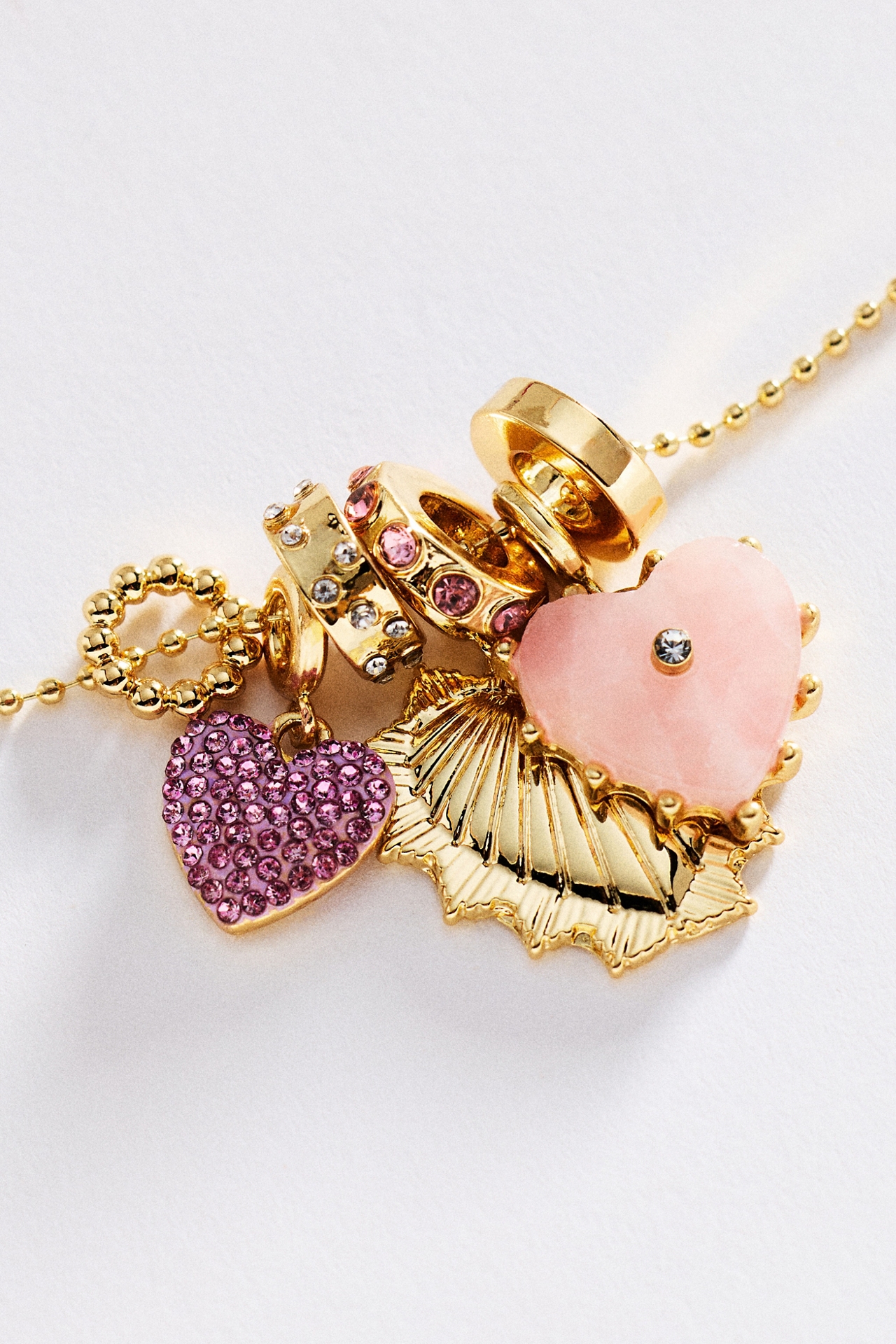 BaubleBar Heart Charm Necklace