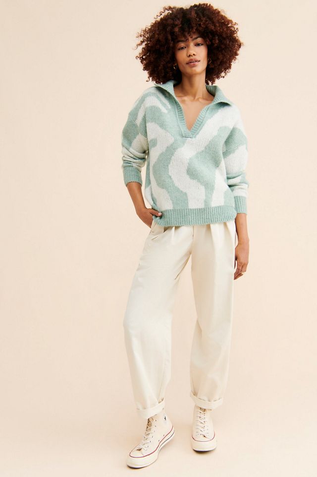 Little Lies Collared Knit Sweater #2