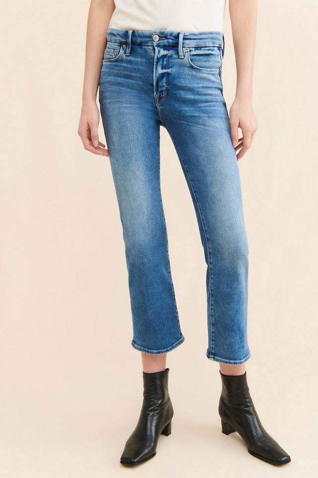 Good American Good Legs Crop Bootcut Jeans #1