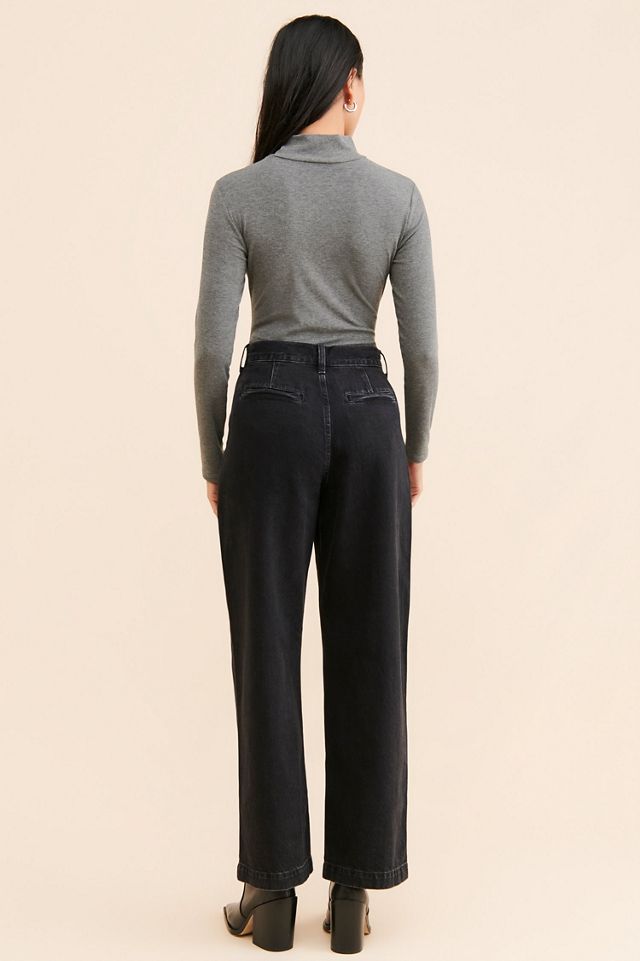 Madewell High-Rise Pleated Baggy Jeans #1