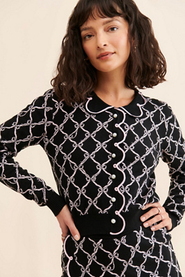 Nuuly x Rachel Antonoff Hostess Knit Cardigan | Anthropologie