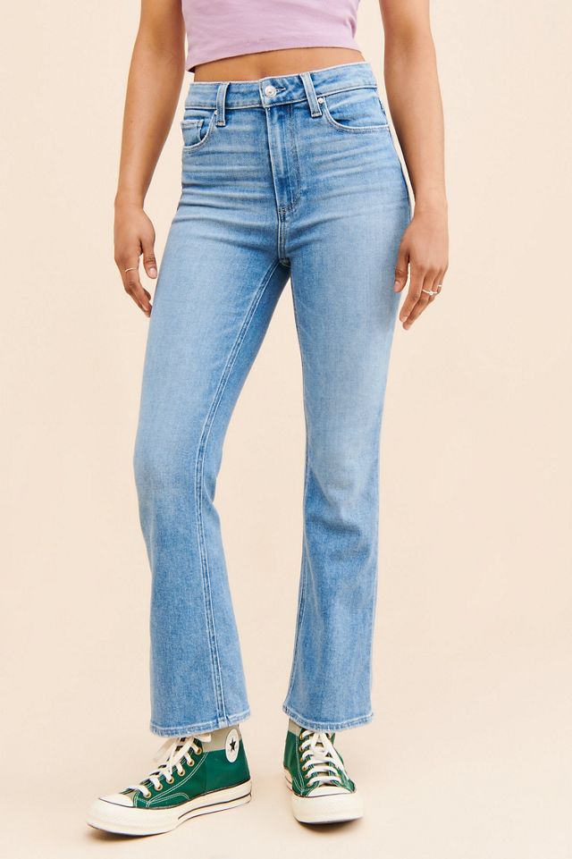PAIGE Claudine Straight Leg Ankle Flare Jeans #3
