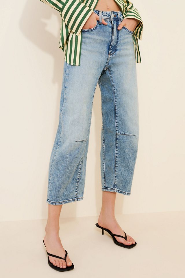 Pilcro The Millie Low-Slung Barrel Jeans #1