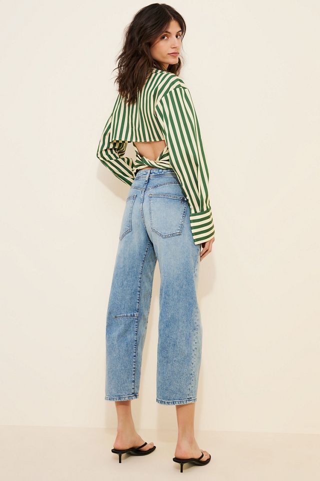 Pilcro The Millie Low-Slung Barrel Jeans #3