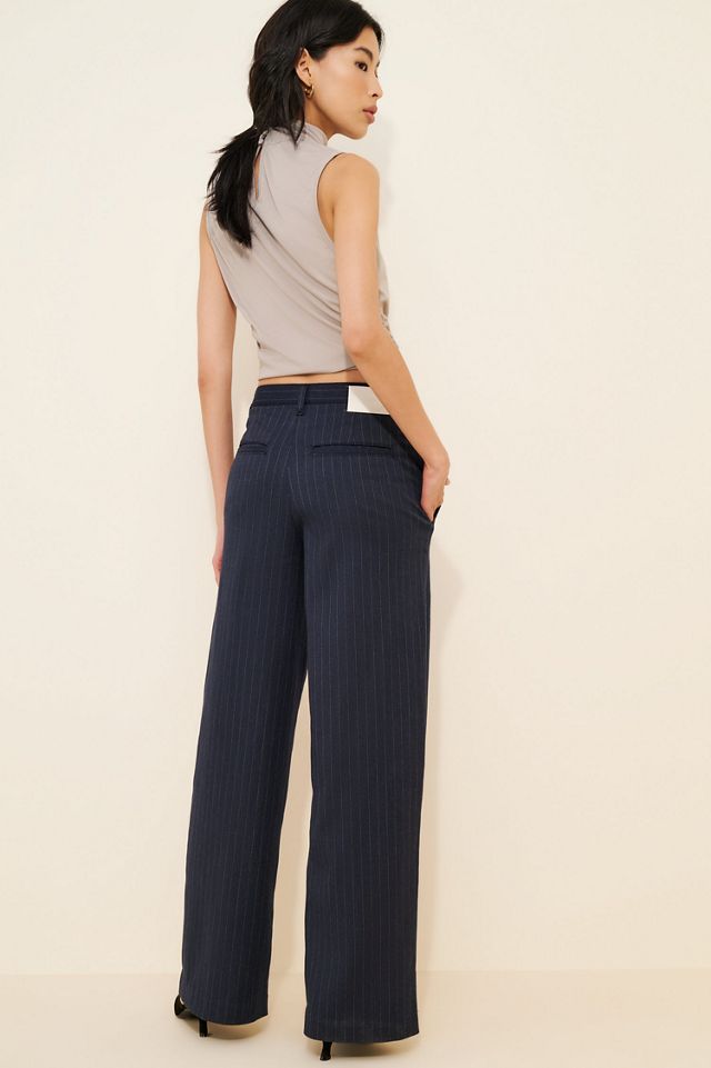 DL1961 Zoie Wide-Leg Pin Stripe Jeans #3