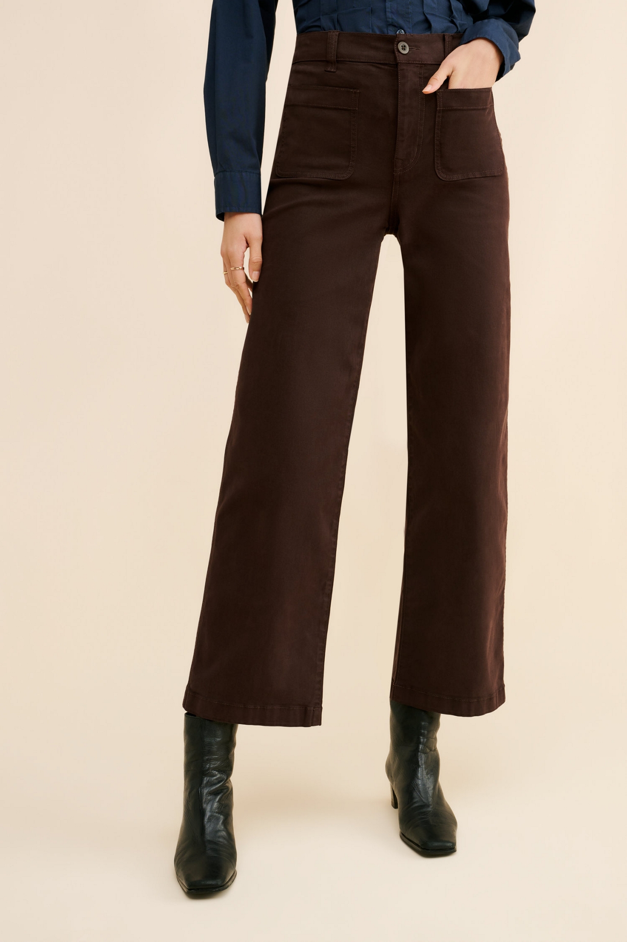 Madewell Patch Pocket Emmett Winnitex Twill Trousers