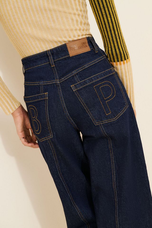 台*ー様 066 BAUM UND PFERDGARTEN 厚手 ストレッチ デ Baum und Pferdgarten Nara Wide-Leg Crop Jeans | Anthropologie