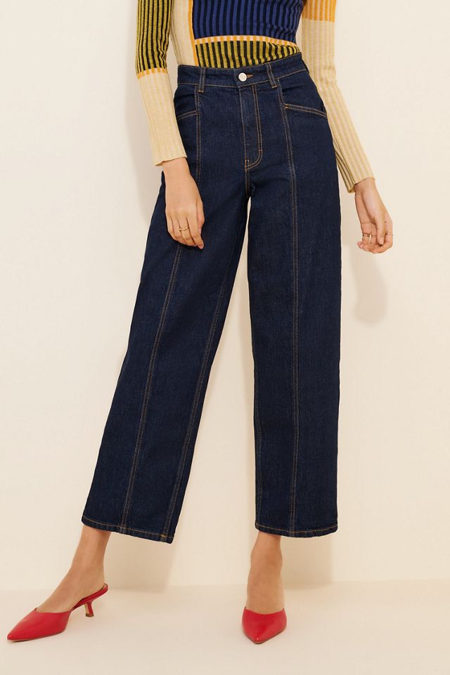 Baum und Pferdgarten Nara Wide-Leg Crop Jeans | Anthropologie