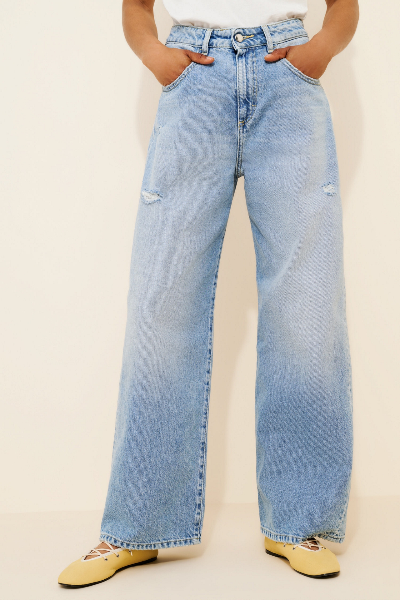 Icon Denim Poppy Wide-leg Jeans