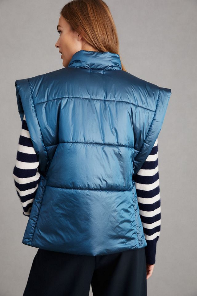 Pilcro Side-Tie Puffer Vest | Anthropologie