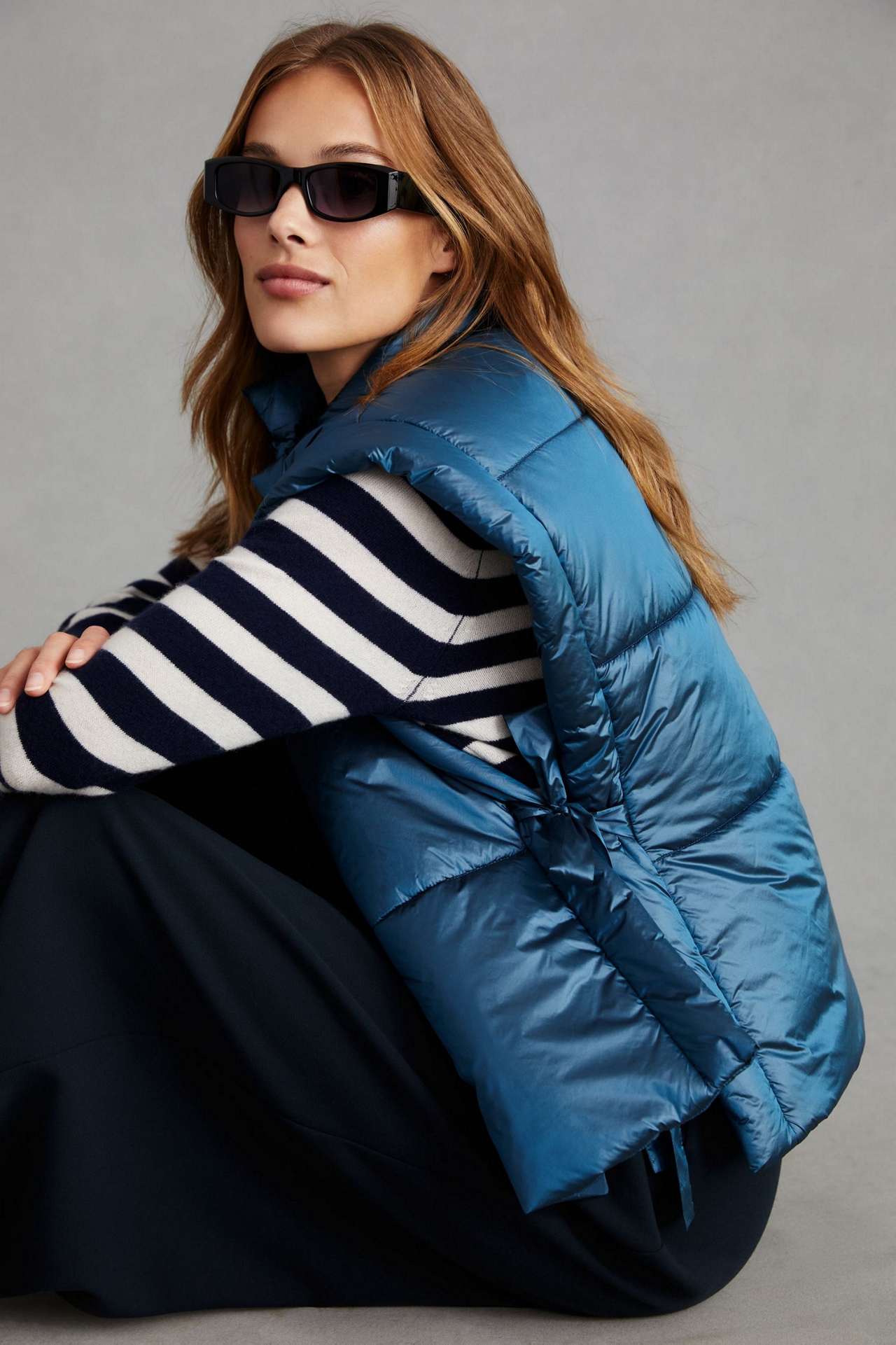 Pilcro Side-Tie Puffer Vest