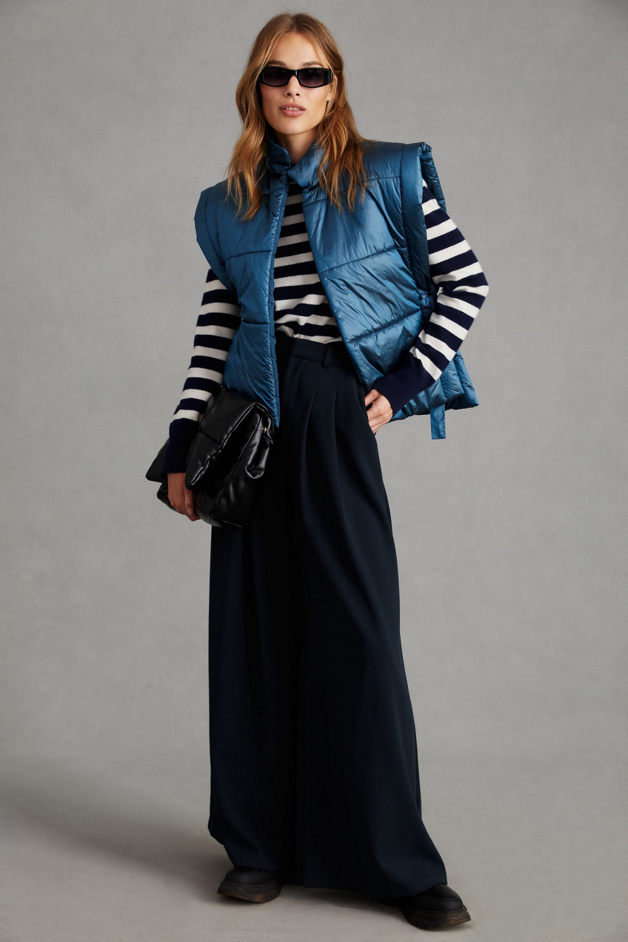 Pilcro Side-Tie Puffer Vest