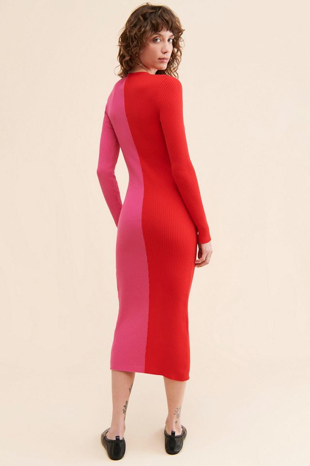 en elly Colorblock Sweater Dress #3