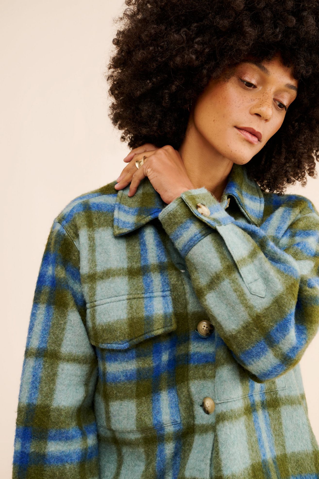 Faherty Cotswold Wool Blend Shirt Jacket