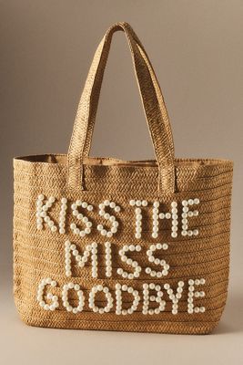 Untamed Petals Bach Party Pearl Tote Bag
