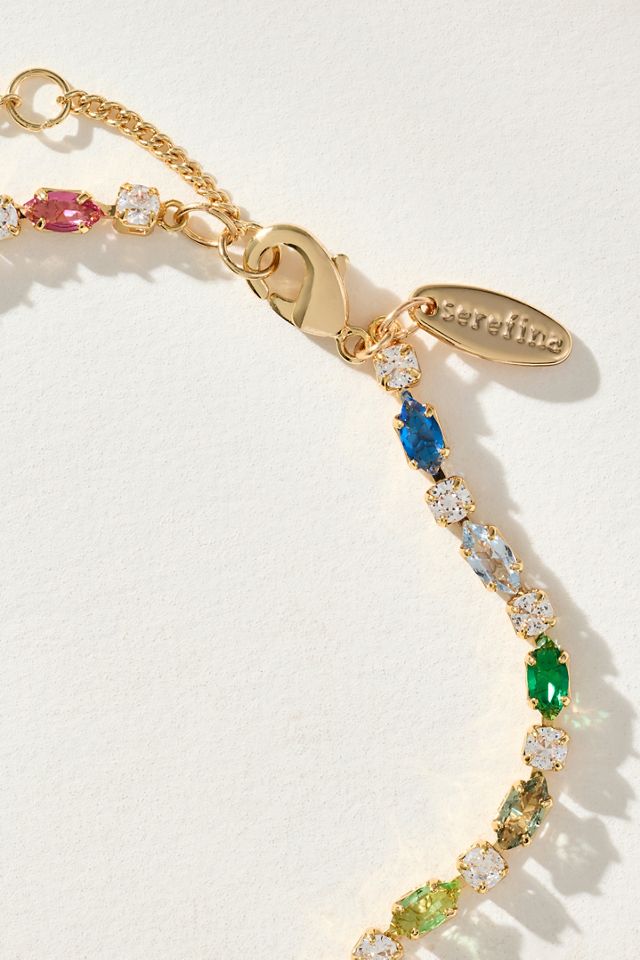 Colorful Crystal Tennis Bracelet #1