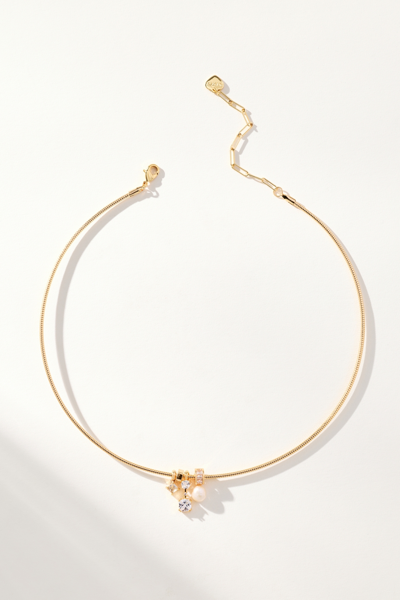 Delicate Crystal Collar Necklace