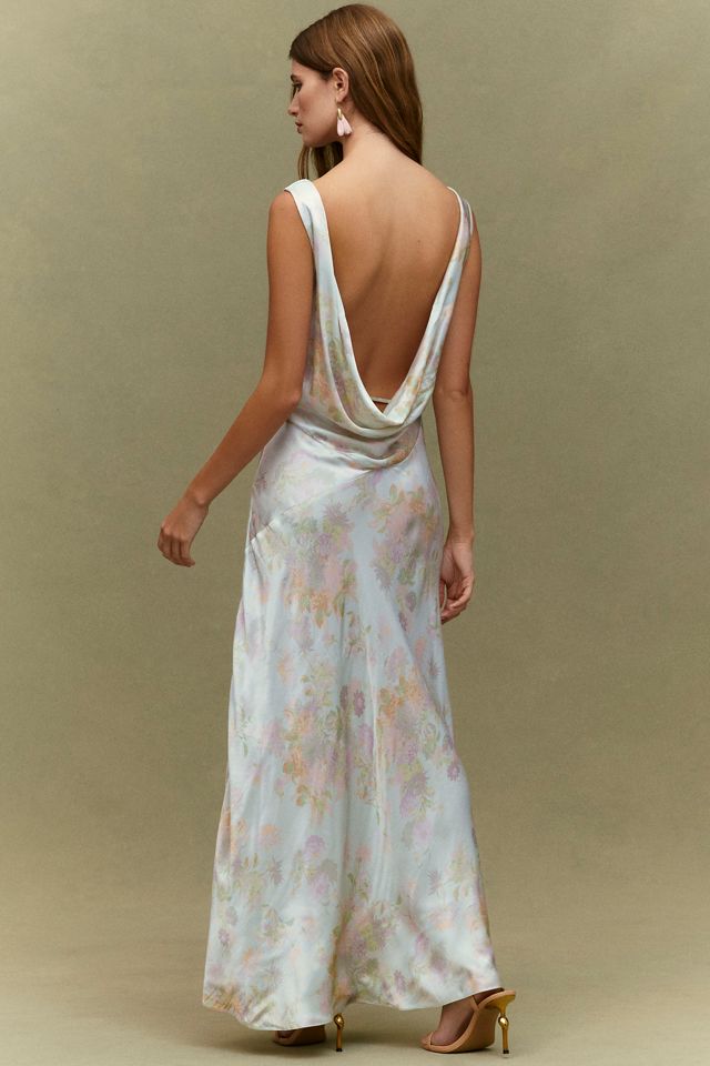 BHLDN Aurora Cowl-Neck Maxi Slip Dress #2