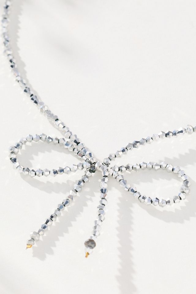 Beaded Bow Necklace #1